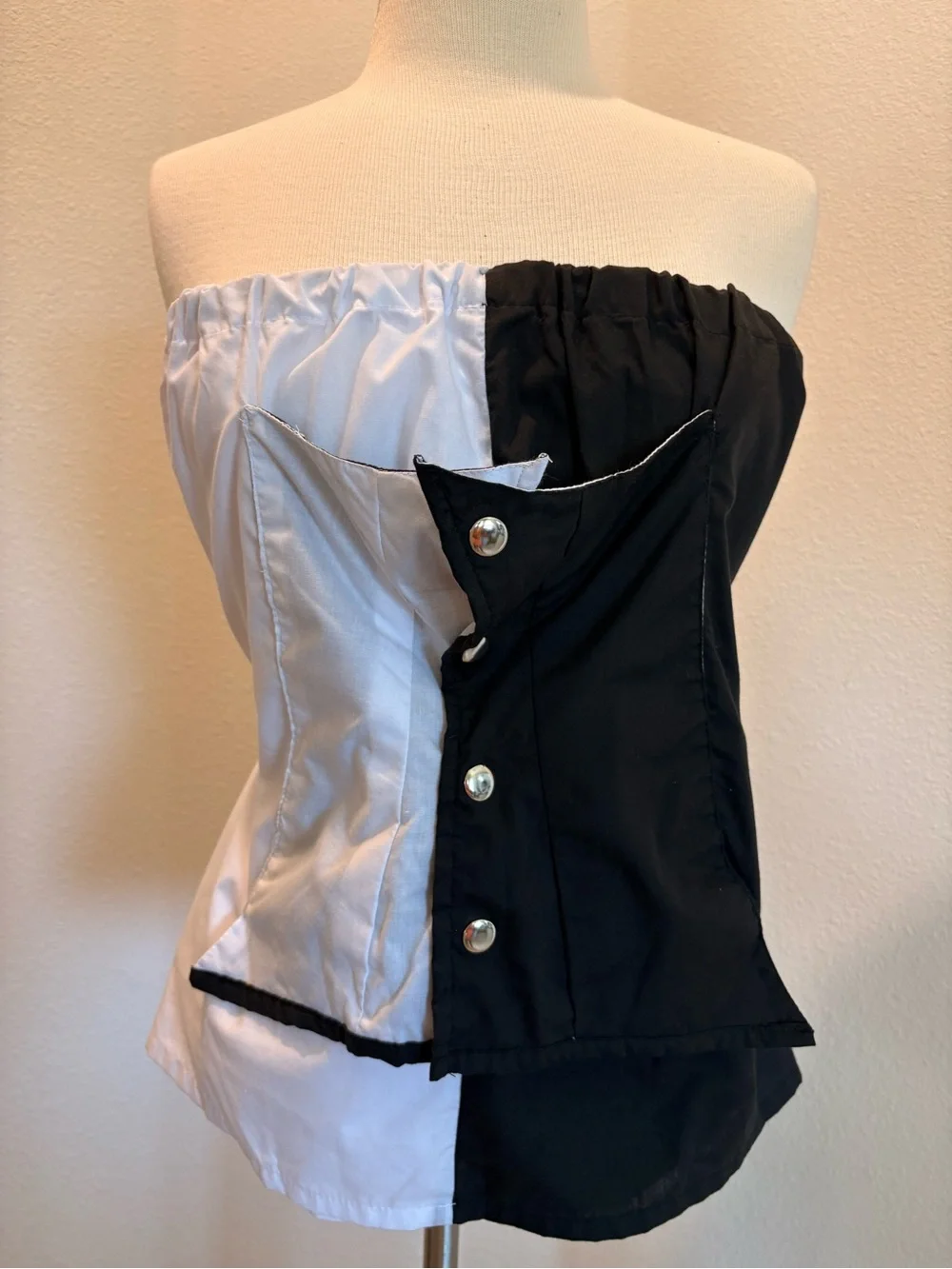 Black & White Harley Quinn Inspired Costume